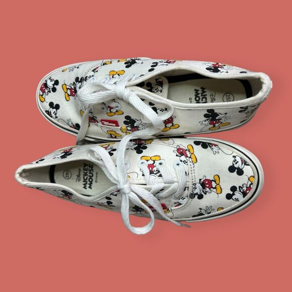 🐭 MICKEY MOUSE DISNEY CANVAS LACE UP SNEAKERS CHARACTER SIZE EU 38 US 7.5 - Picture 3 of 12